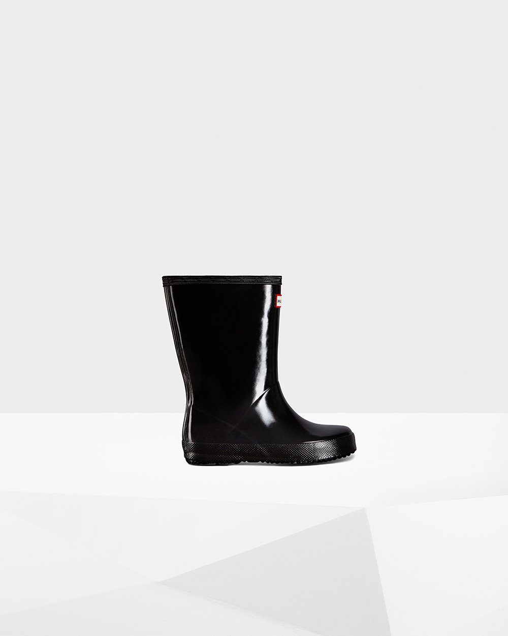 Botas De Agua Original First Classic Gloss Hunter Niños - Negros - 320615EBH